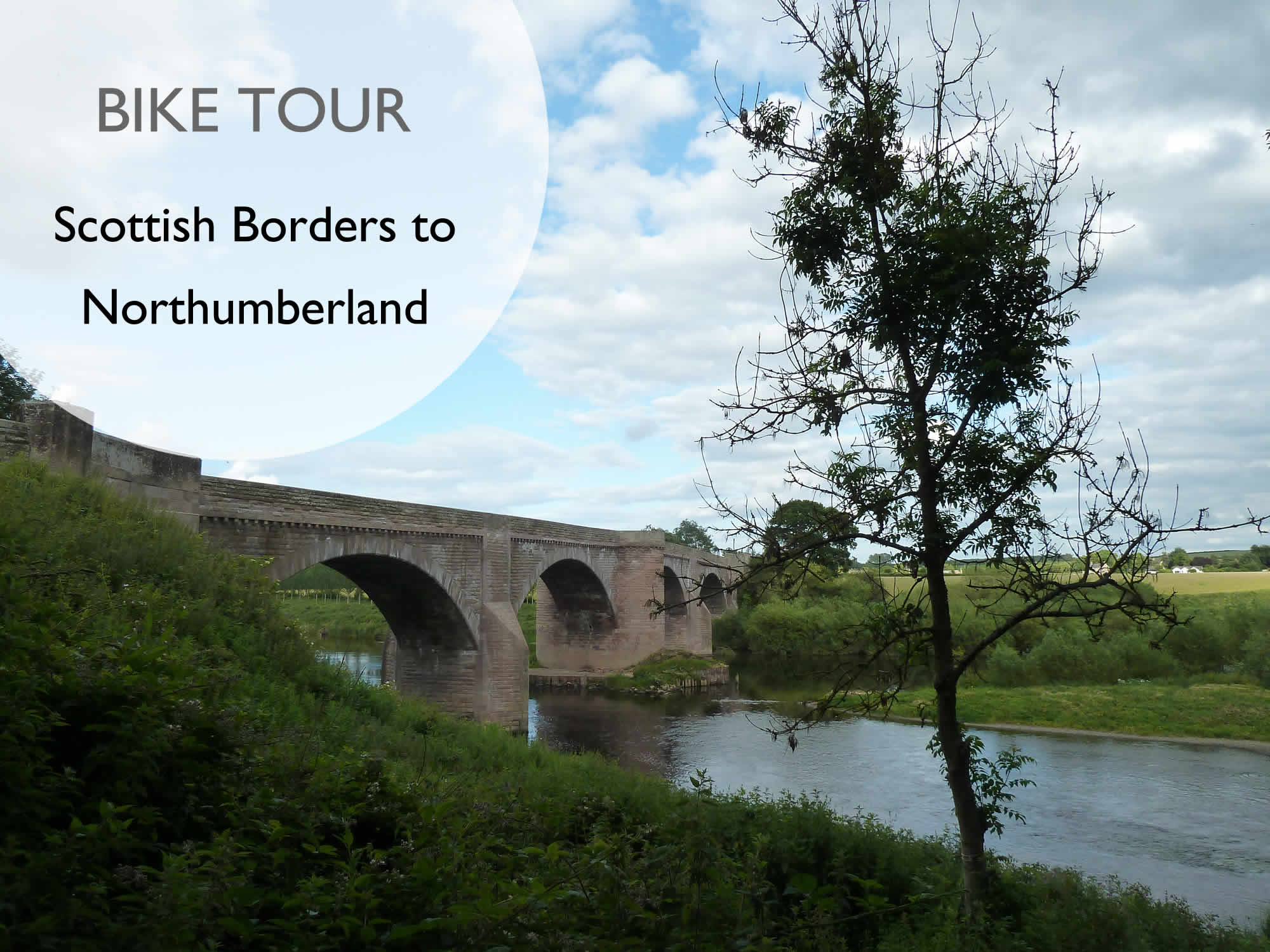 Cycling from the Scottish Borders to Northumberland, England - www.simonking.bike