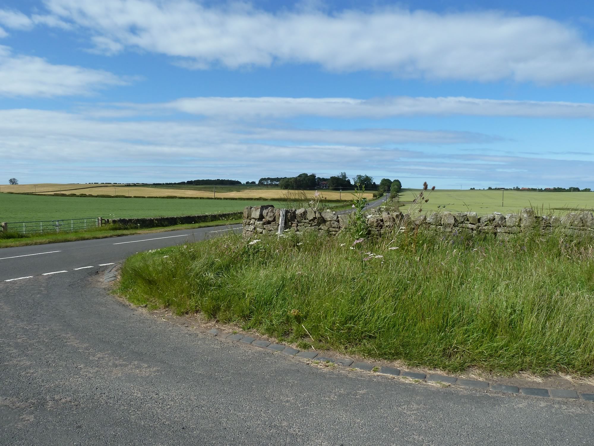 Cycling from Craster (Northumberland, England) back to Edinburgh - www.simonking.bike